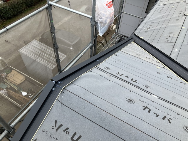 群馬県前橋市　役物板金設置