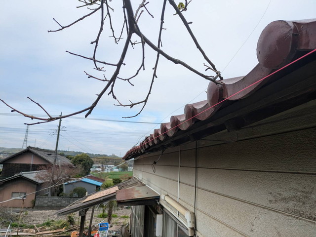 群馬県藤岡市　雨樋交換　PC-50